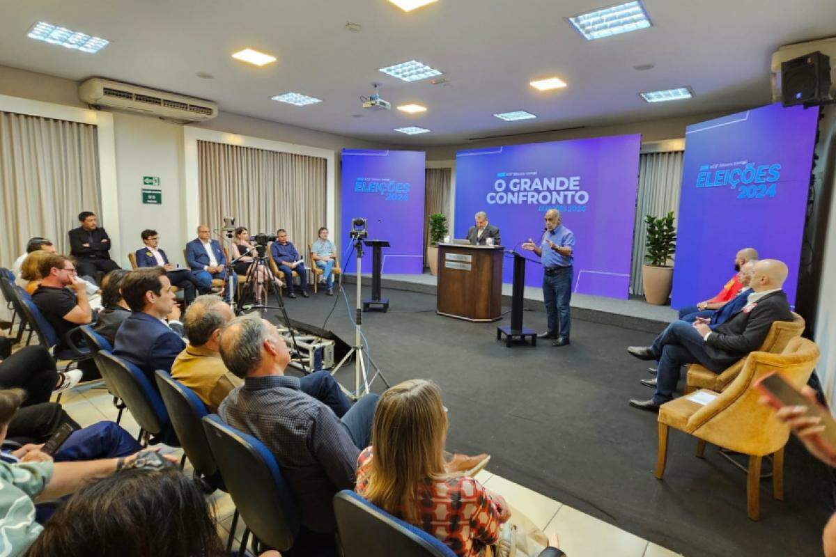 Debate do GCN aconteceu na noite desta quinta-feira, 3, na Acif (Associação do Comércio e Indústria de Franca)