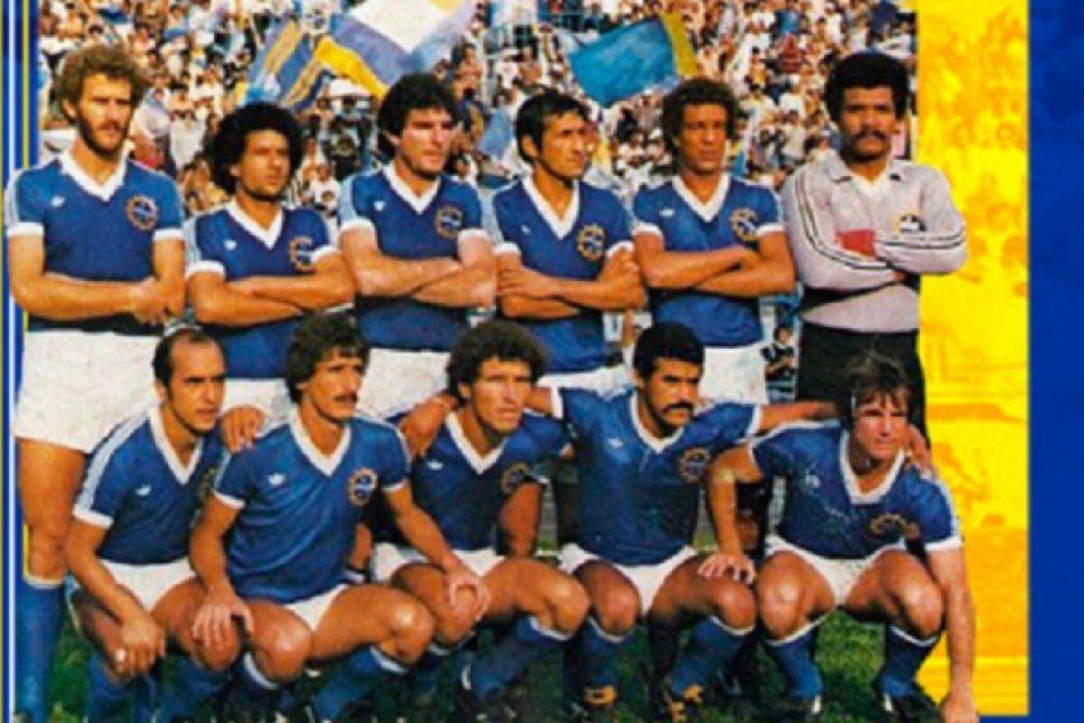 Formação do São José campeão em 1980