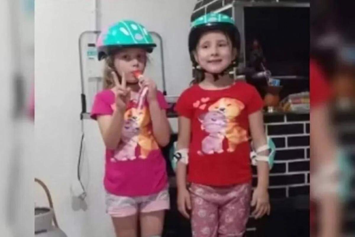 As irmãs gêmeas Manoela e Antônia Pereira