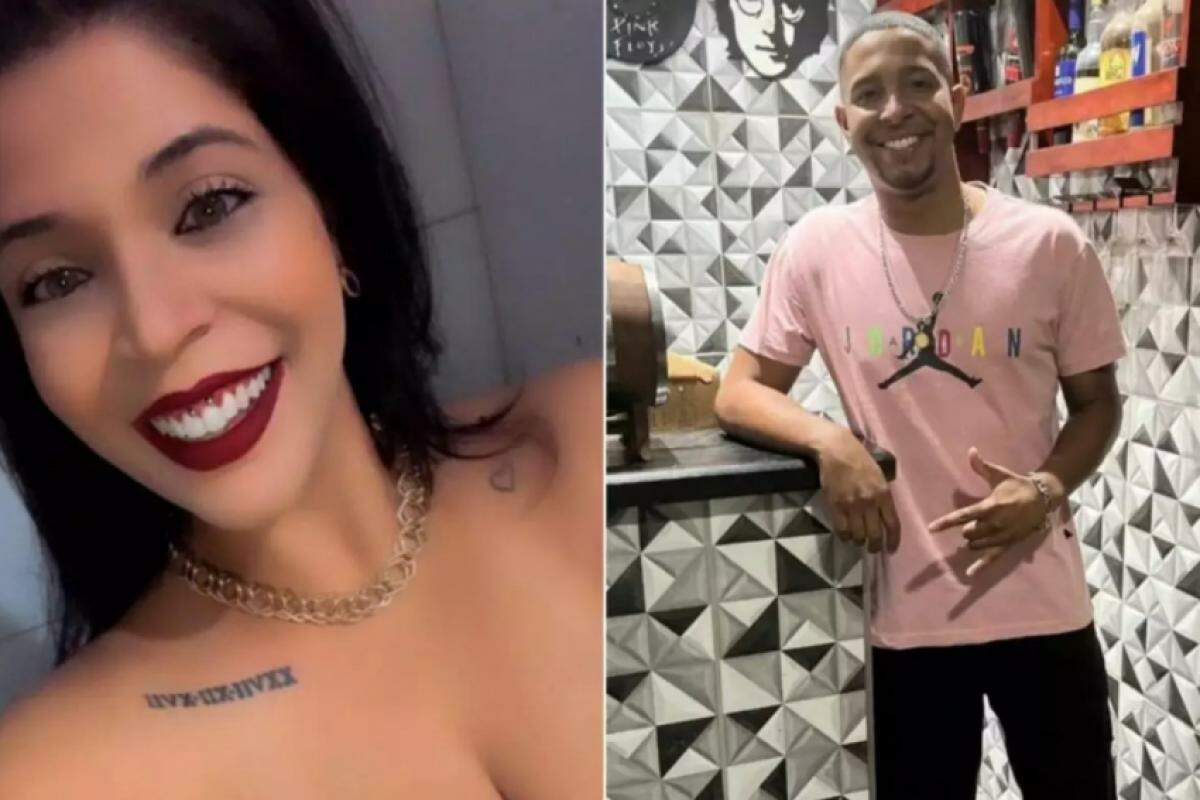 Vítima Ana Carolina Tasso e o assassino Keven Alvarenga 