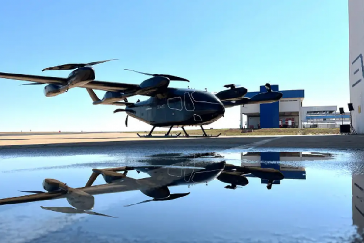  eVTOL significa Veículo Elétrico de Decolagem e Aterrisagem Vertical, em inglês 