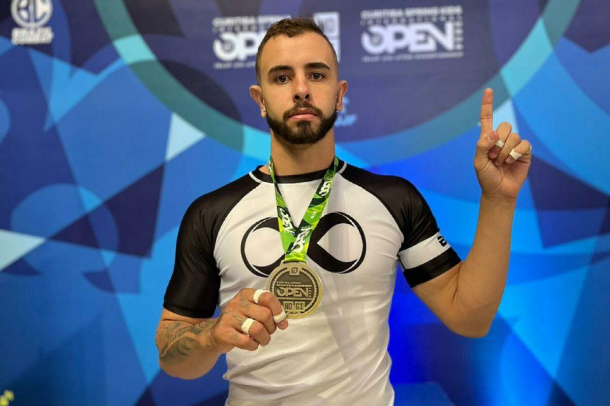 Marco Aurélio Lovato conquistou o 3º lugar na categoria sem kimono