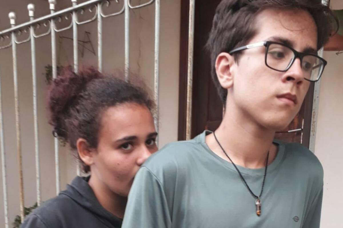 Daniel e Isabely, após desaparecimento foram achados com vida