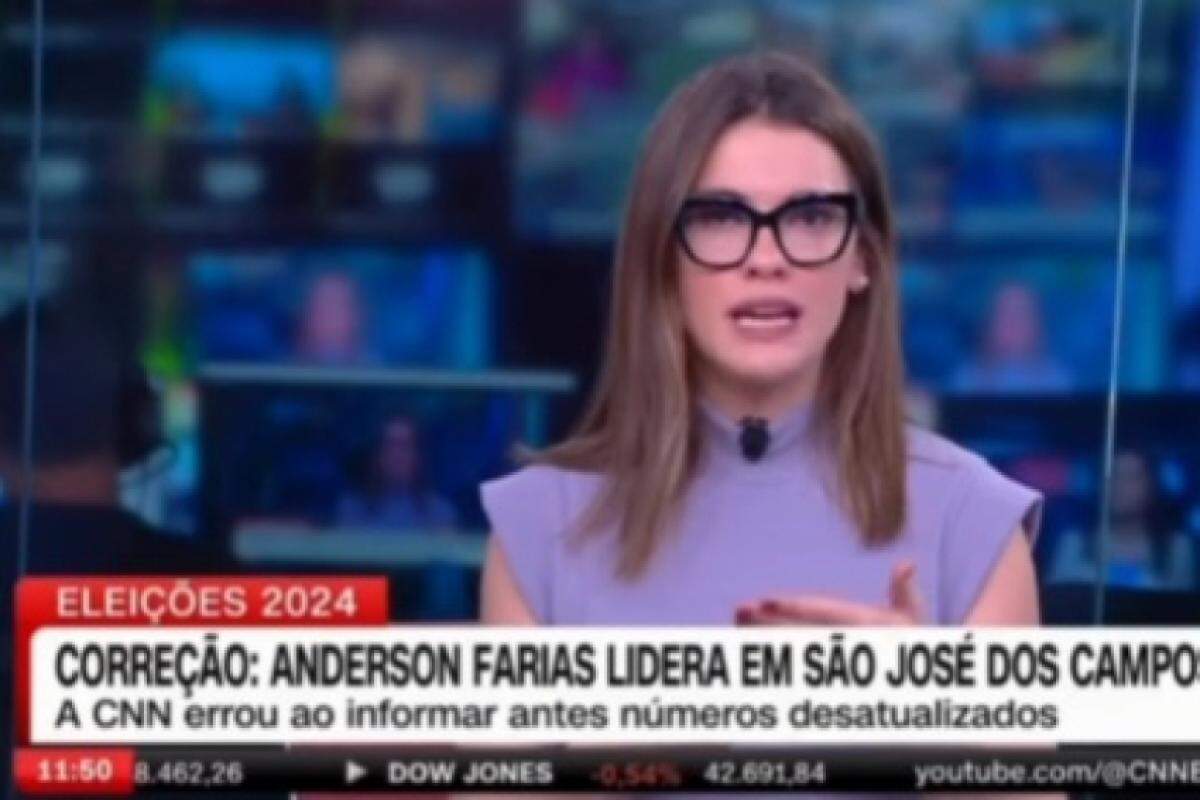 CNN corrigiu o erro ao final da manhã