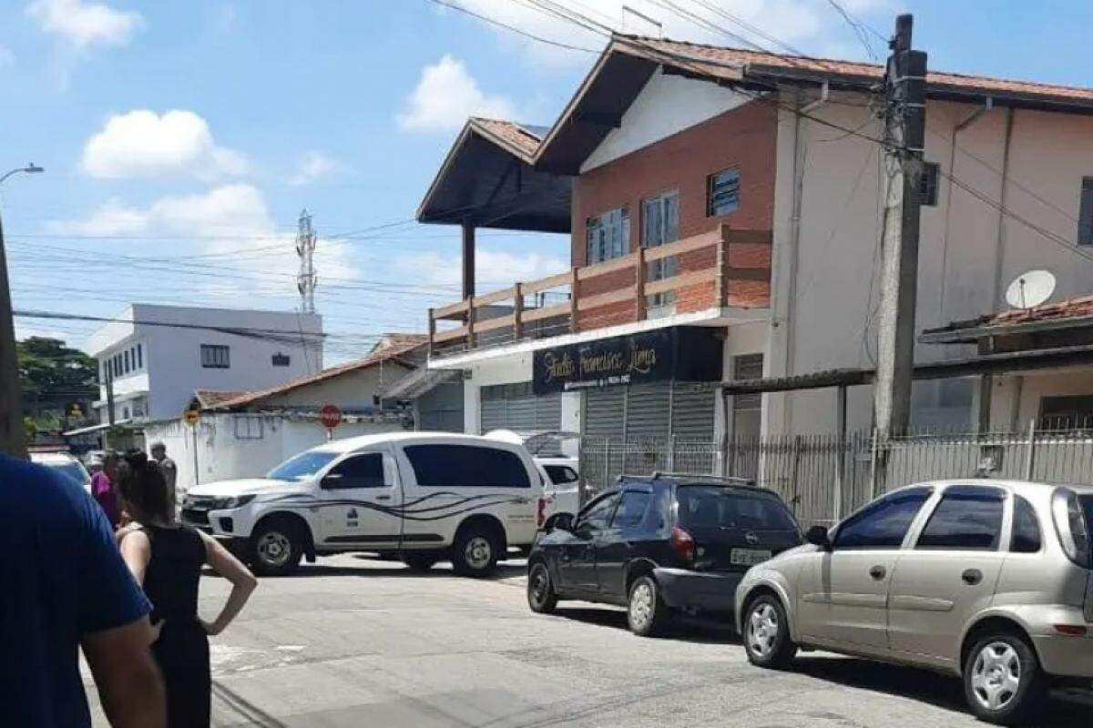 Rua em que ocorreu o crime