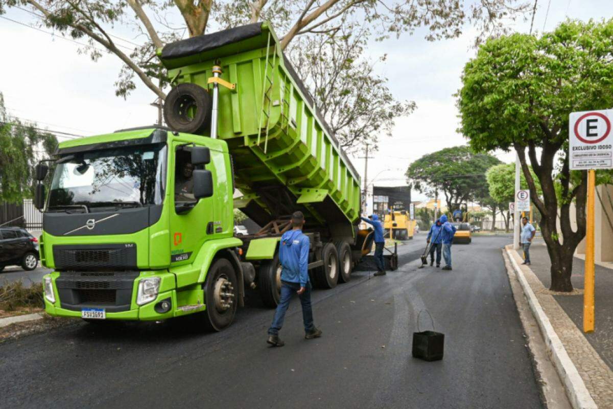 A previsão é que a empresa terceirizada contratada por licitação termine o trabalho na via até o final deste mês