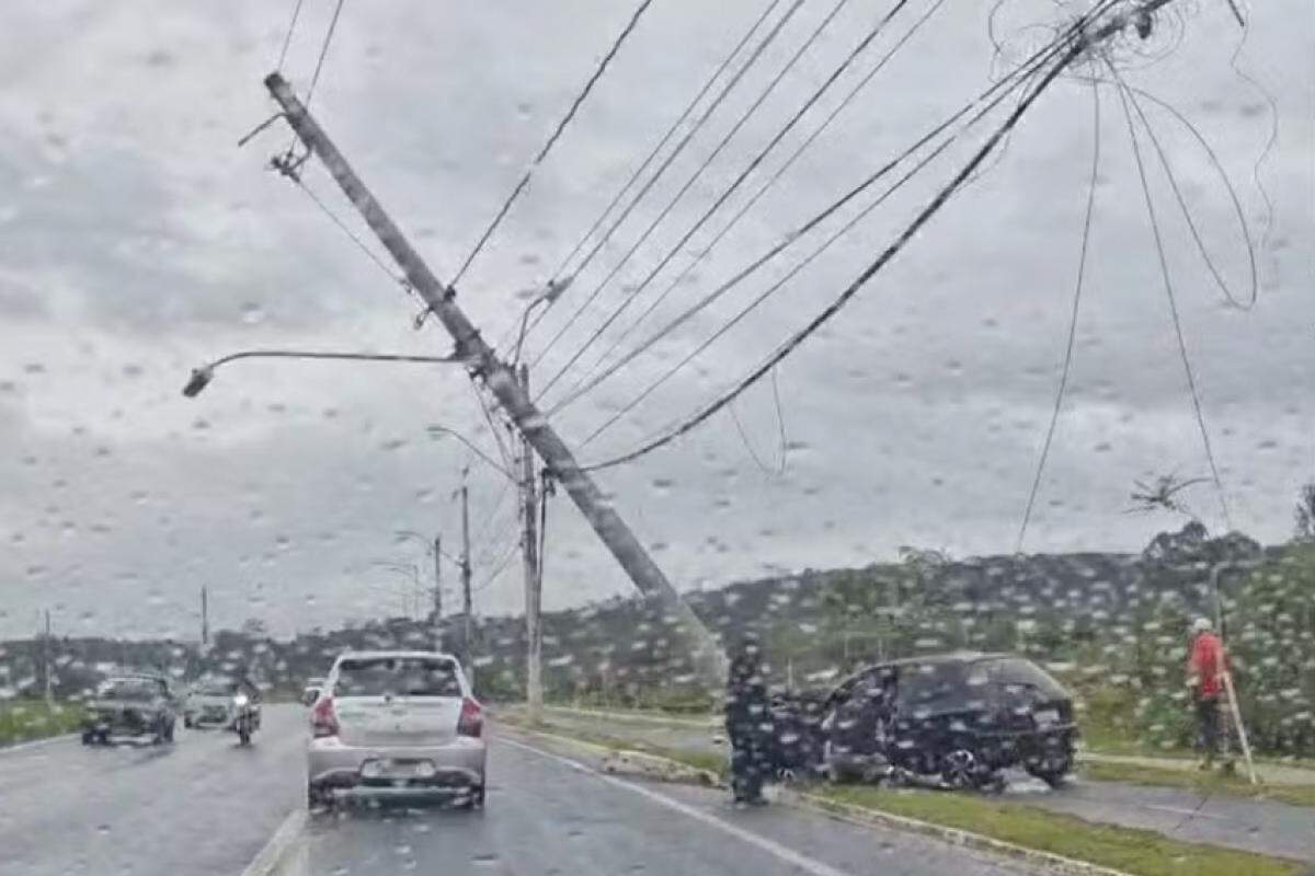 Acidente aconteceu na Via Cambuí, no bairro Putim