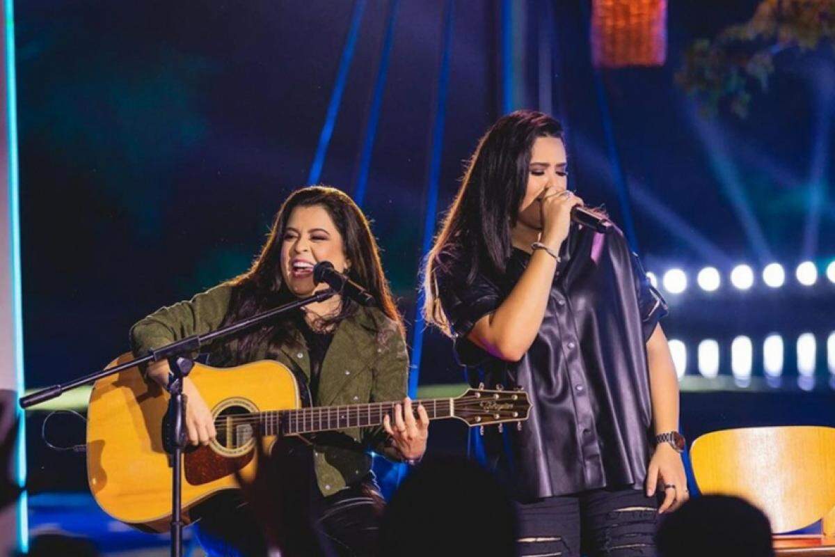 A dupla Rayane e Rafaela faz show solidário nesta sexta-feira