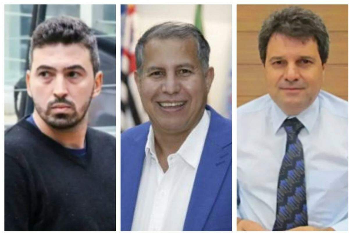 Daniel Bassi, Marcelo Tidy e Marco Garcia são os principais nomes na disputa pela presidência da Câmara de Franca; articulações seguem intensas nos bastidores