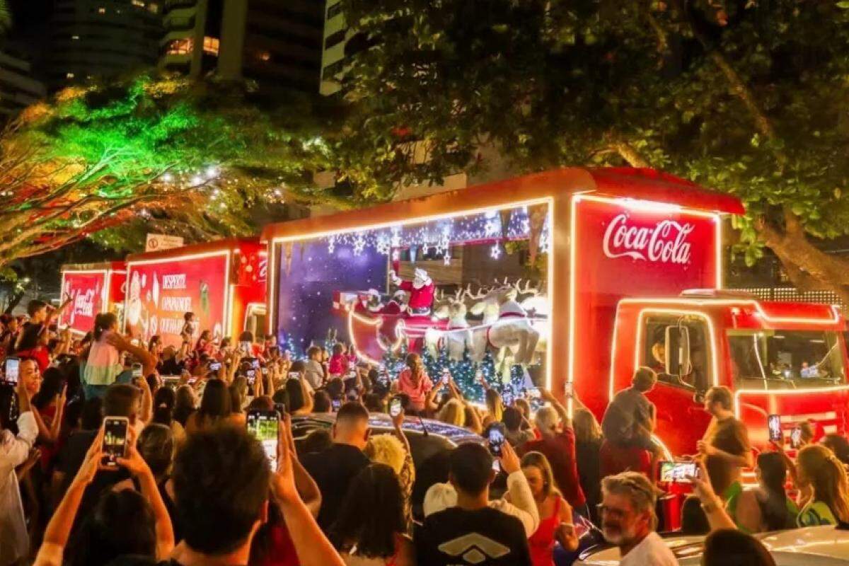 Caravana de Natal da Coca-Cola percorrerá ruas de São José