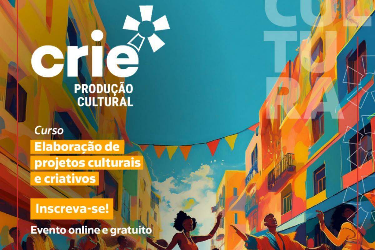 O curso “Elaboração de Projetos Culturais e Criativos” tem como objetivo facilitar e orientar a classe artística da cidade