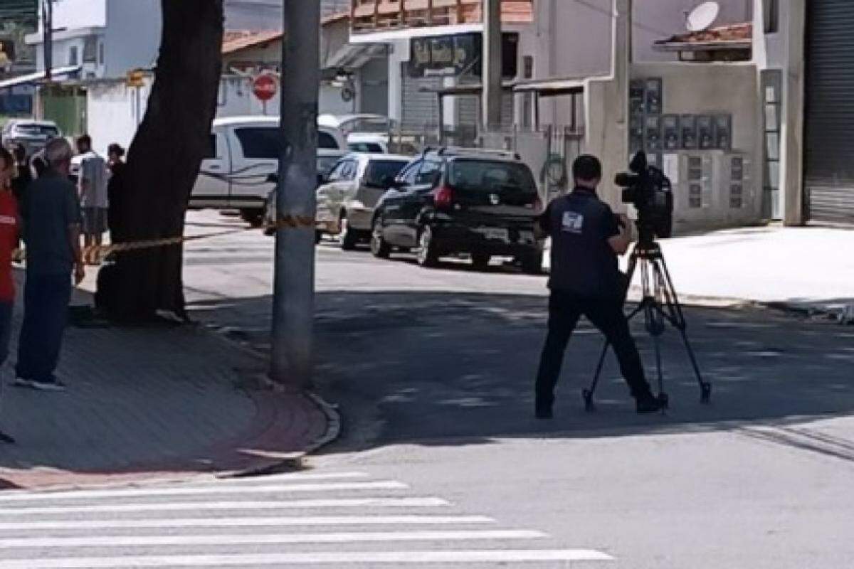 Rua onde ocorreu o crime