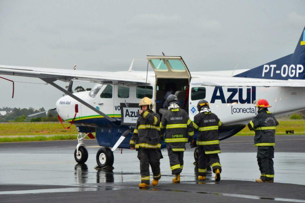 O evento contou com o Simulado de Emergência Aeronáutica que foi realizado no Aeroporto de Jundiaí