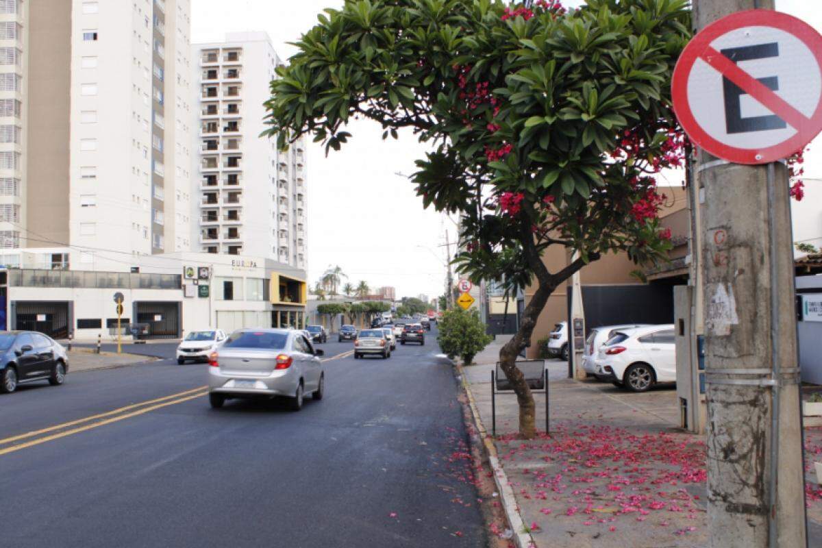 Proibição de estacionamento na avenida gerou alvoroço entre os comerciantes