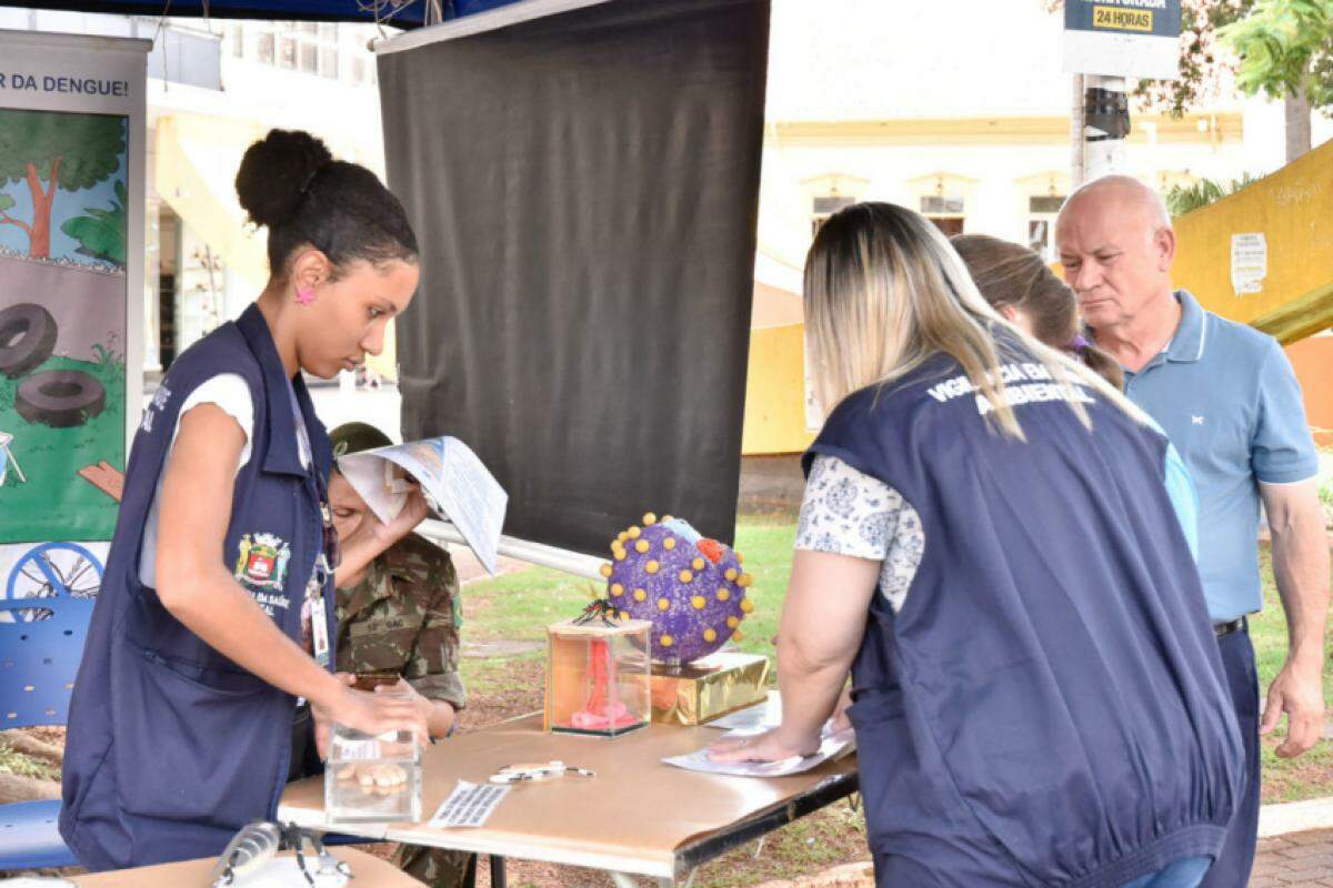 A equipe da Vigilância em Saúde Ambiental (VISAM) estará com a barraca educativa no local