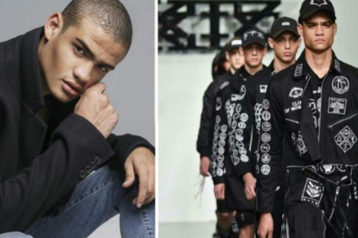 O ex-top model internacional Gabriel Souza Bragança, de 25 anos