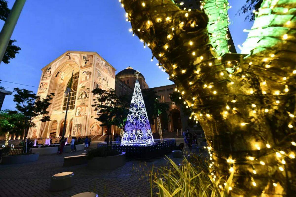 Decoração de Natal na Basílica