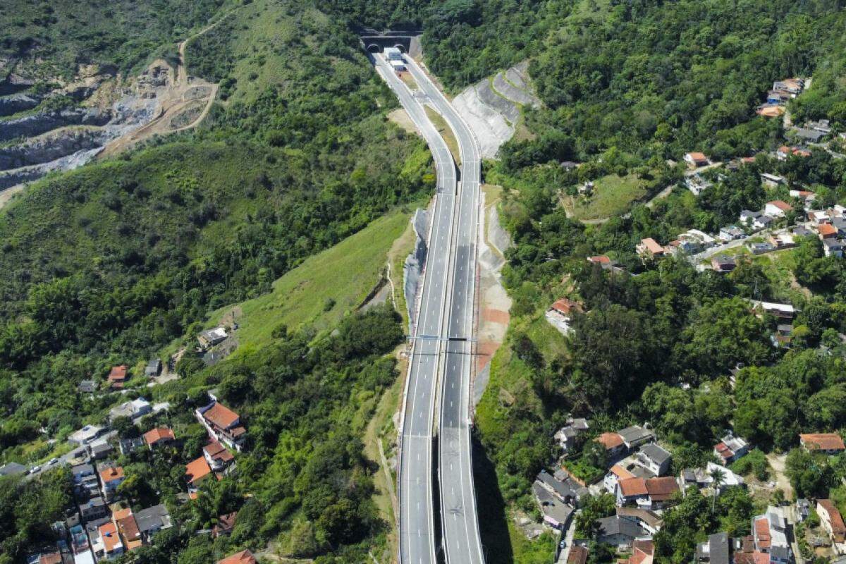 Inauguração do Contorno Sul da Rodovia dos Tamoios (ligação entre Caraguatatuba e São Sebastião)