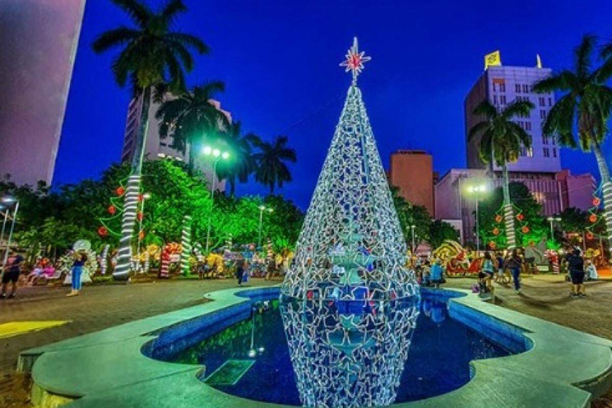 Evento na Praça Rui Barbosa será dia 30, com a chegada do Papai Noel e abertura oficial às 20h