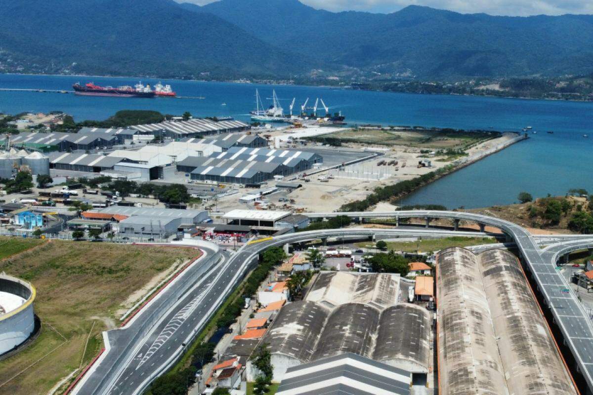 Inauguração do Contorno Sul da Rodovia dos Tamoios (ligação entre Caraguatatuba e São Sebastião)