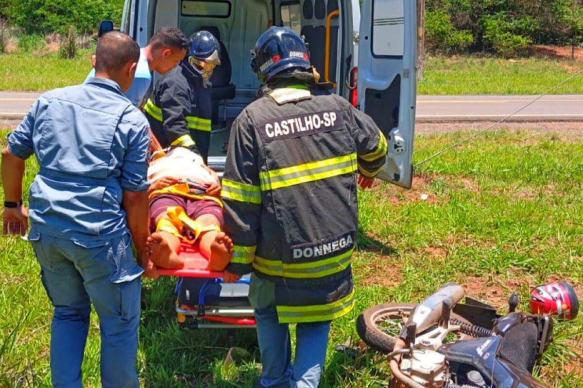 As vítimas foram socorridas pela Brigada de Castilho