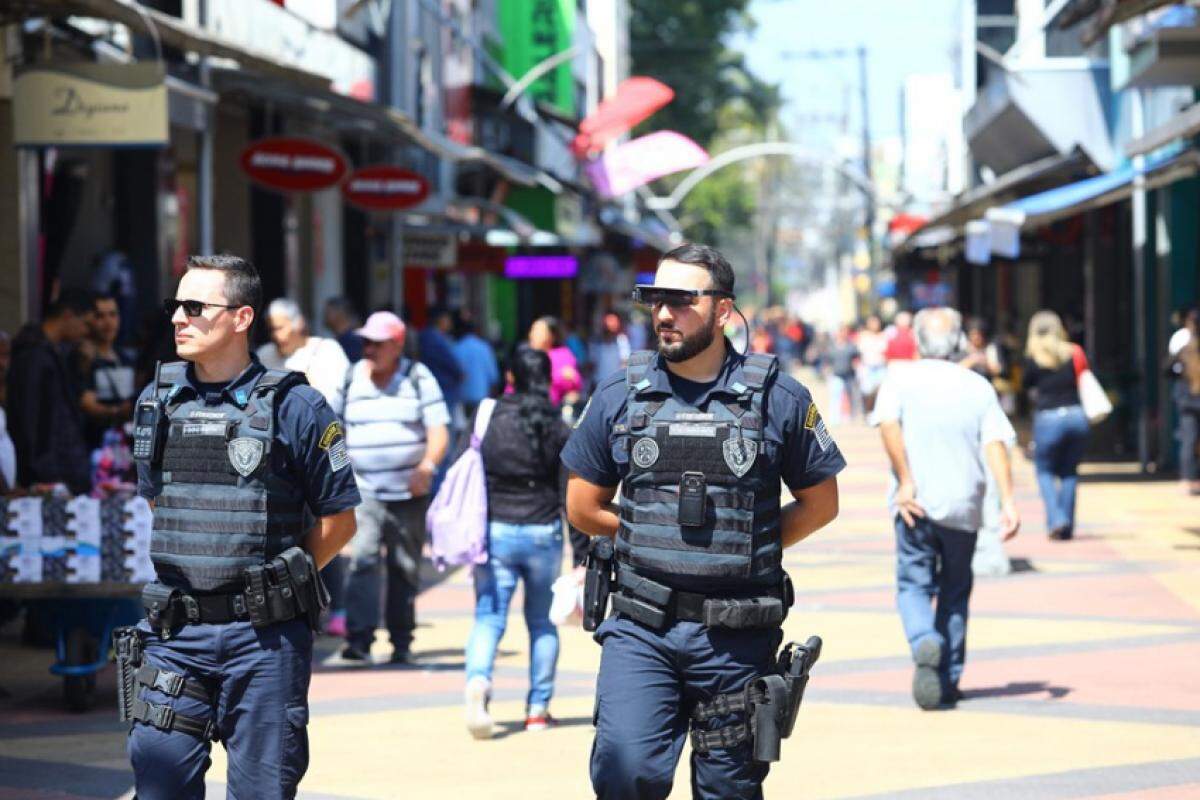 Guarda Civil em ação no centro