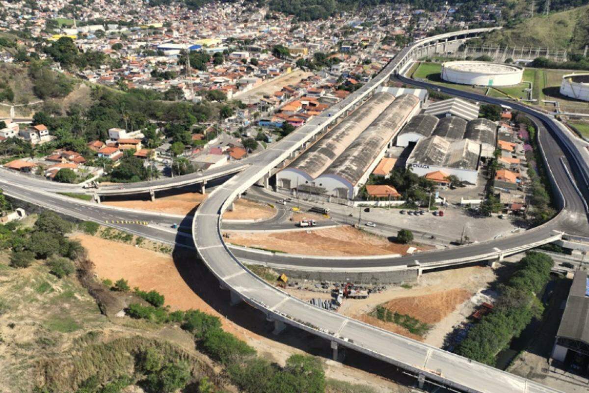 Contorno Sul da Rodovia dos Tamoios em  São Sebastião