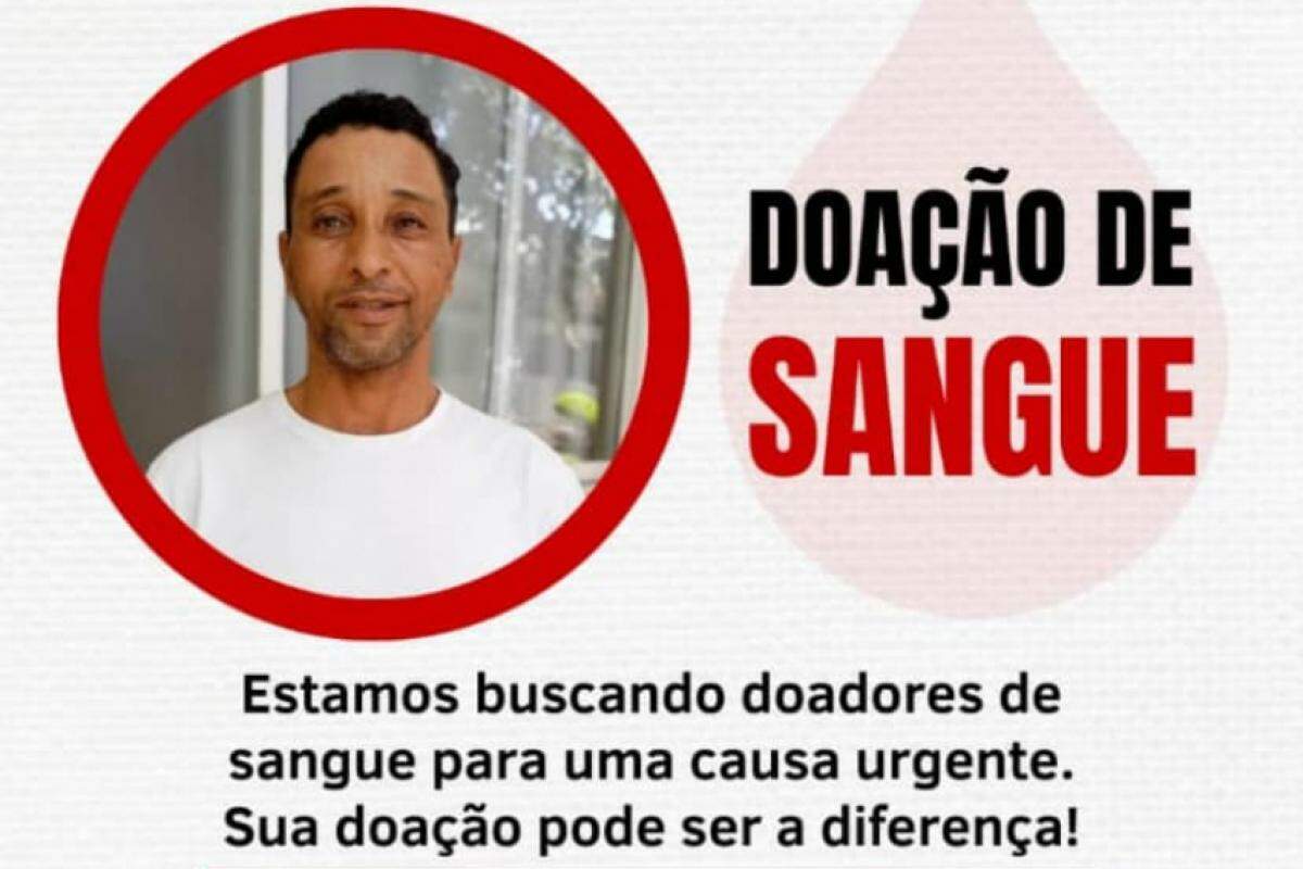 Campanha de doação de sangue para Júlio César