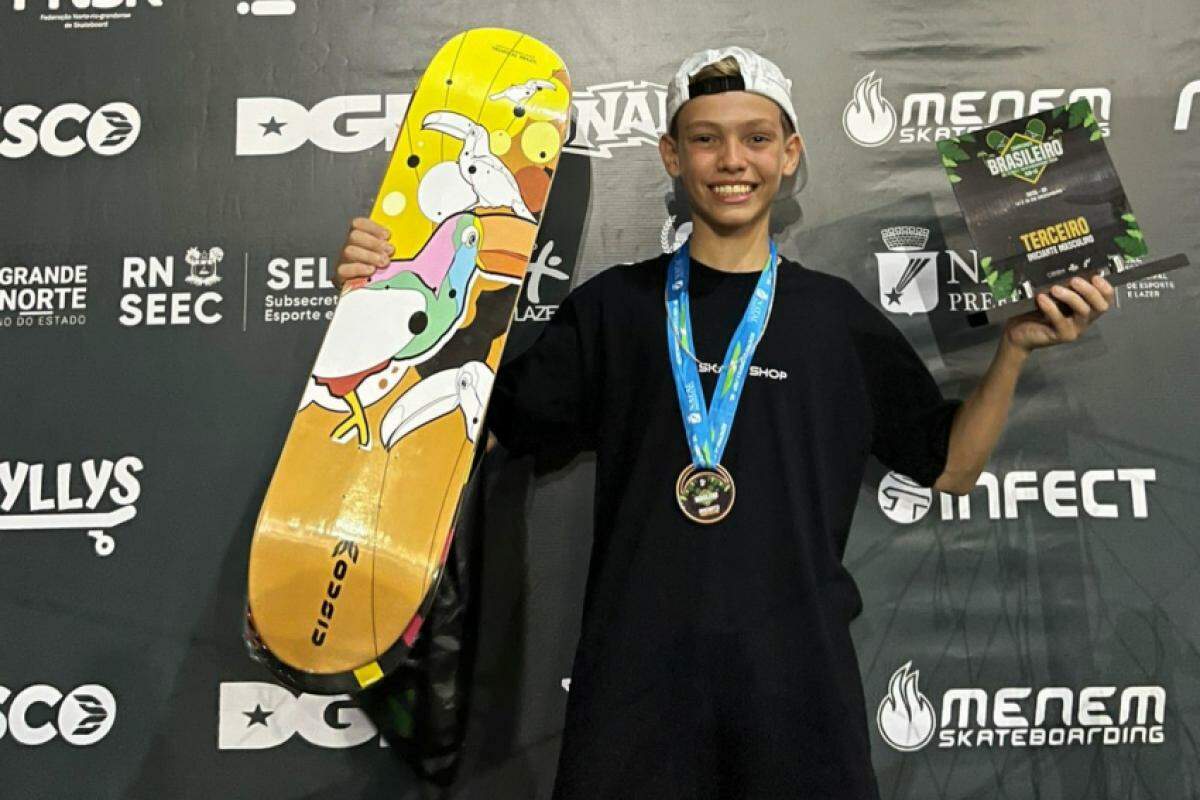 Igor ficou com a bronze na categoria iniciante