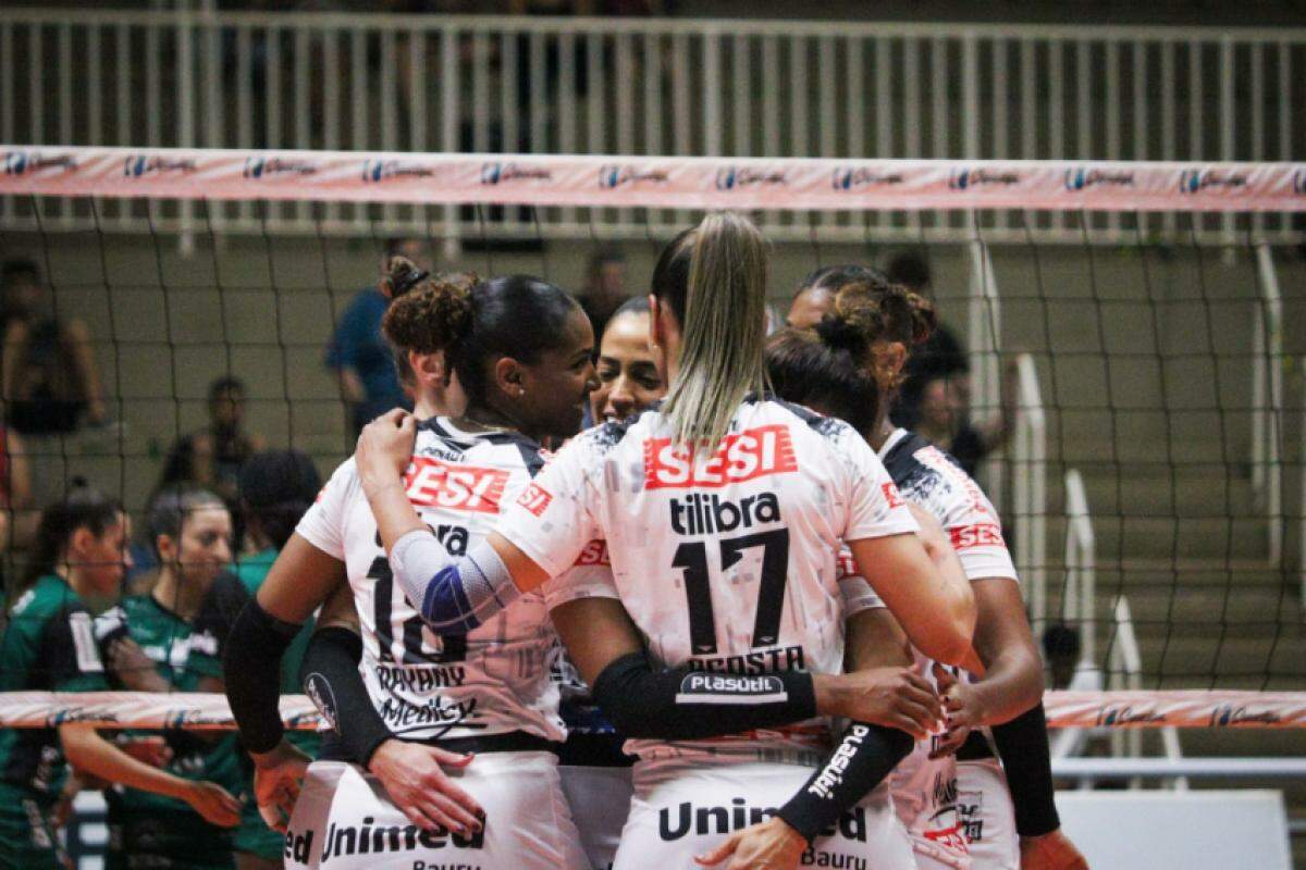 O Sesi chega a última rodada após duas vitórias no Ginásio Paulo Skaf por 3 sets a 0