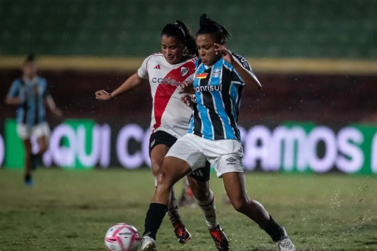 Jogadoras do River Plate foram detidas após confusão generalizada no primeiro tempo do jogo contra o Grêmio pela Ladies Cup