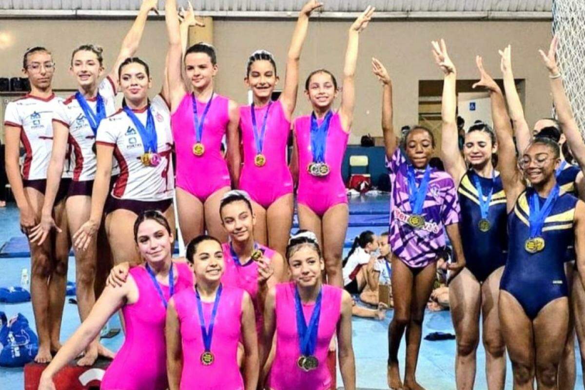 Vão se apresentar cerca de 150 meninas que praticam ginástica artística