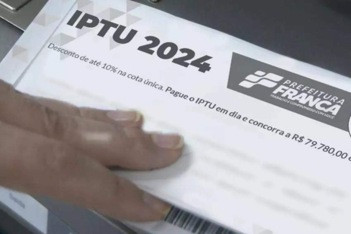 Secretaria de Finanças alerta que cerca de 259 mil contribuintes estão em débito com o IPTU 2024; prazo para quitação sem multas termina dia 30