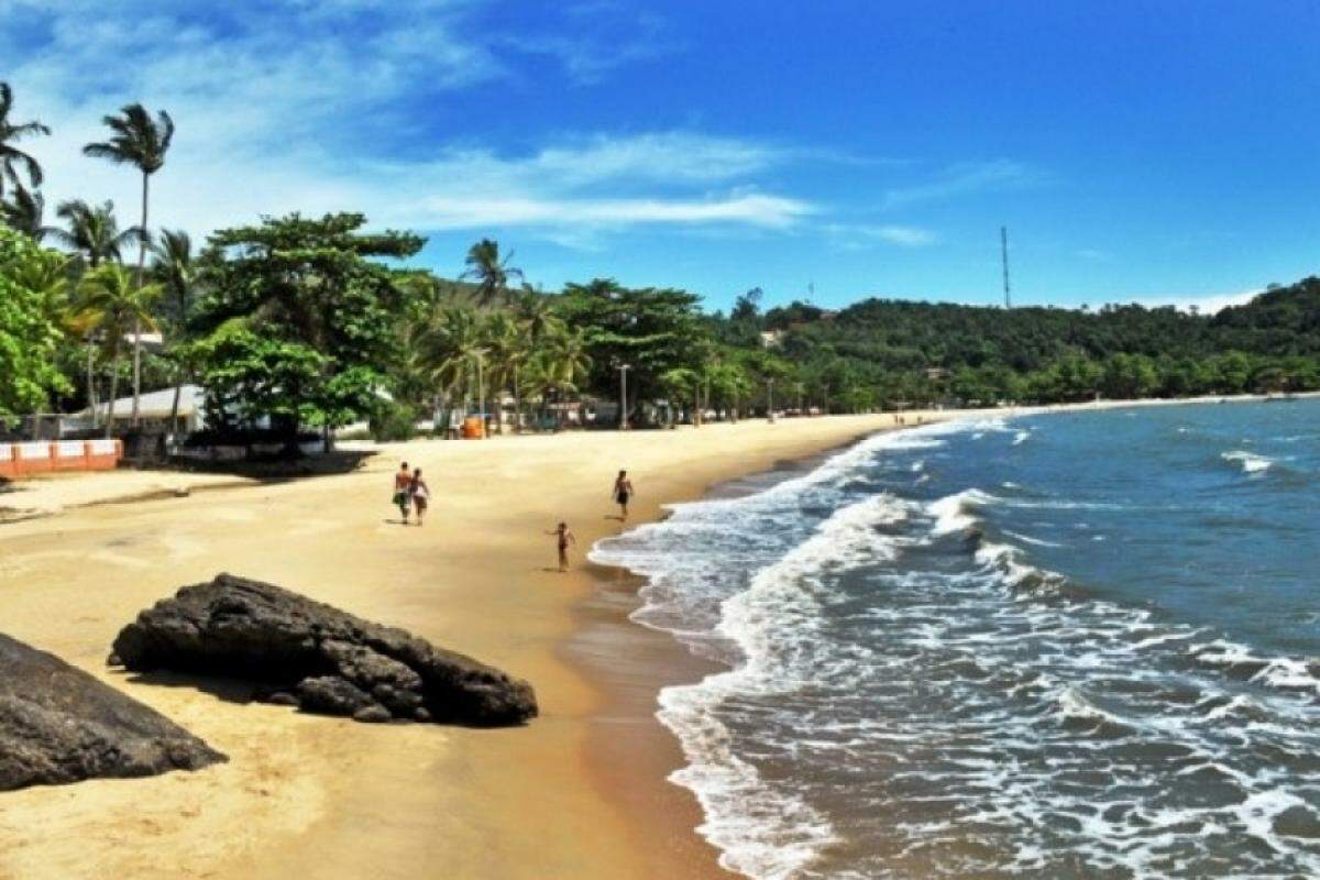 Praia das Cigarras, em São Sebastião