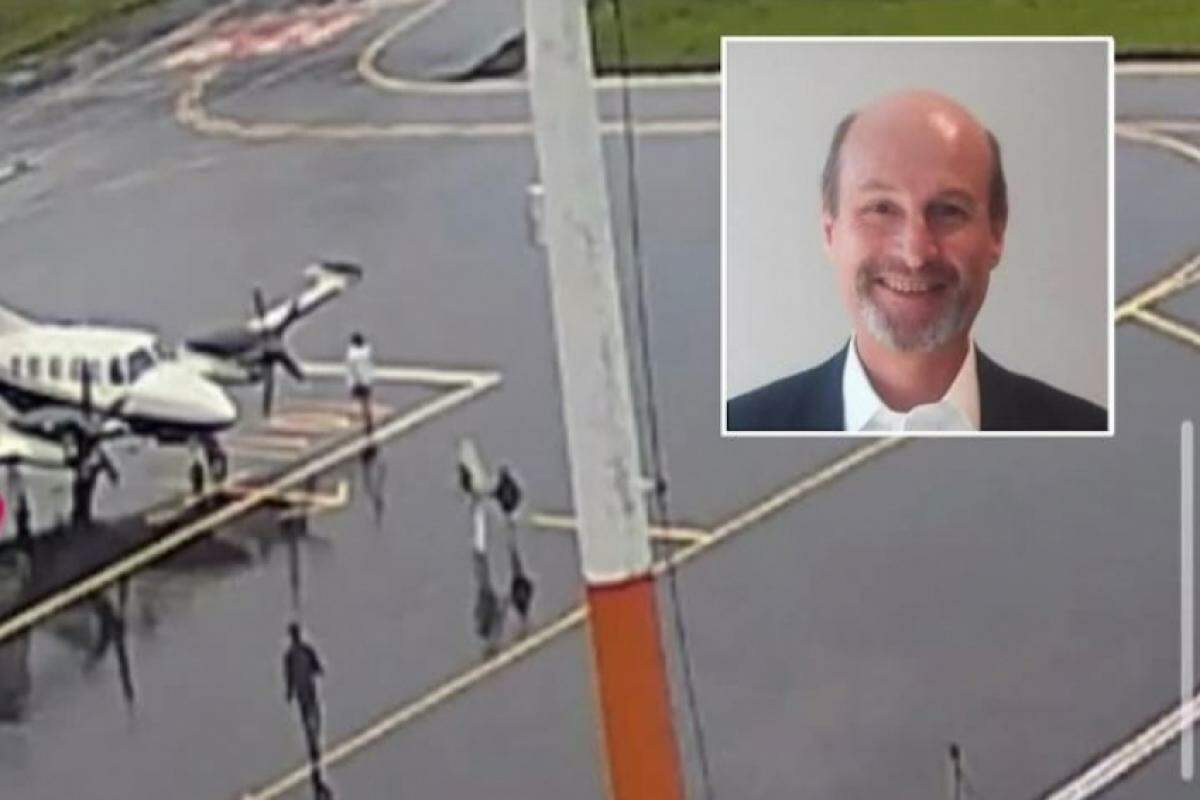 Luiz Caudio Galeazzi (no detalhe) era proprietário da aeronave que caiu em Gramado