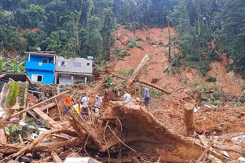 Tragédia com as chuvas em fevereiro de 2023, em São Sebastião