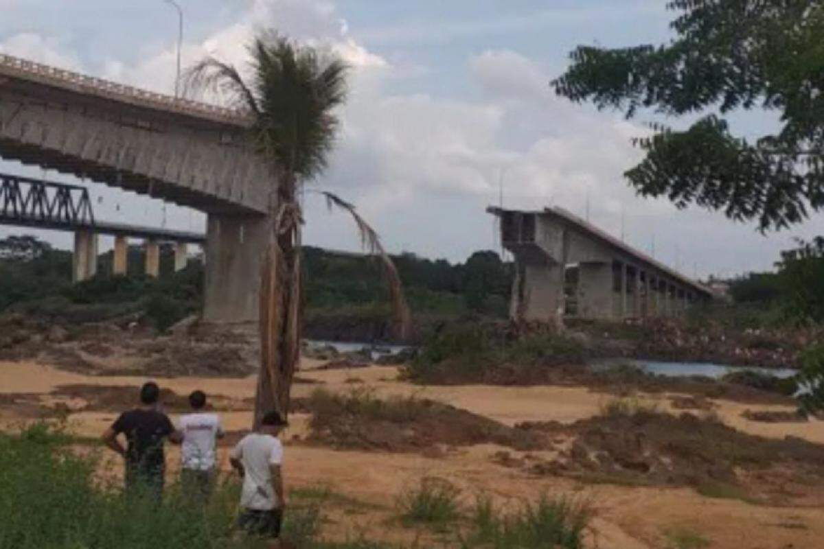 Ponte que liga Maranhão e Tocantins desaba