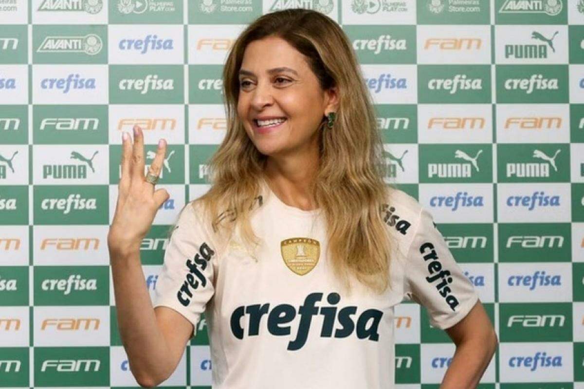 Presidente Leila Pereira já havia dito ao longo do ano que Crefisa deixaria o Palmeiras