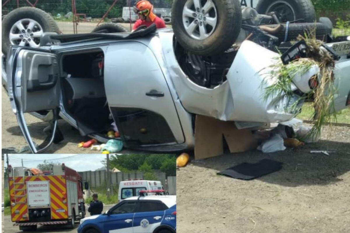 O motorista foi socorrido e encaminhado ao Hospital dos Fornecedores de Cana.