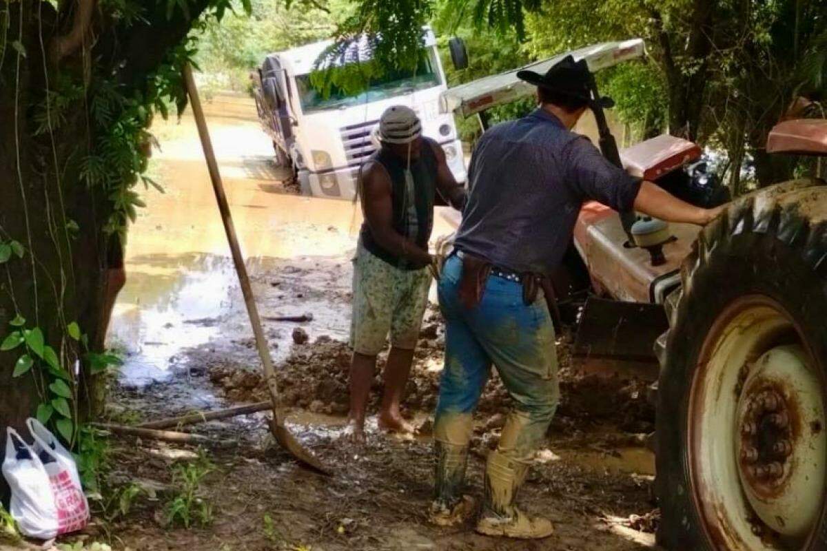 Chuva forçou desocupação de casas do Beco Mokarzel