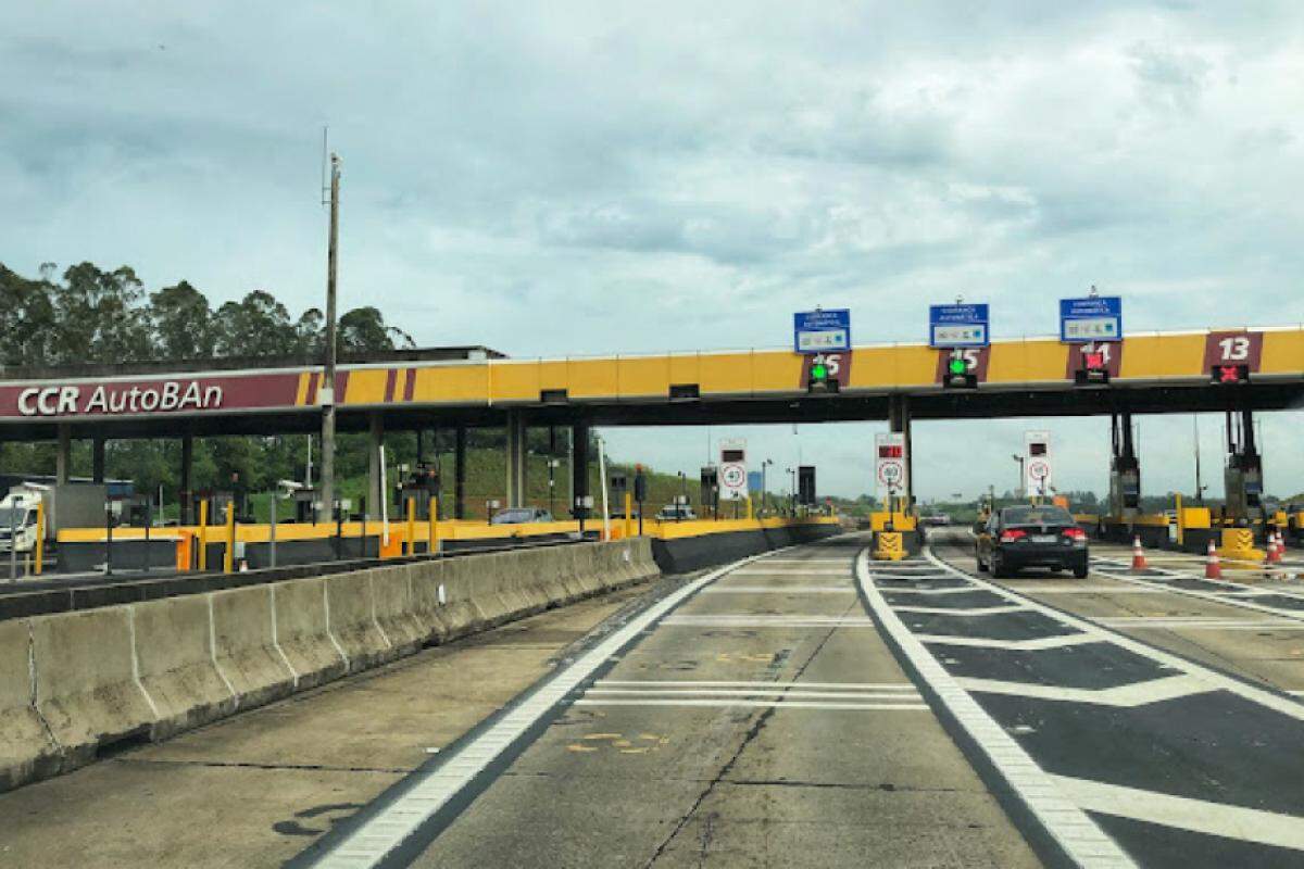 A praça de pedágio da Bandeirantes em Itupeva passará por manutenção no pavimento