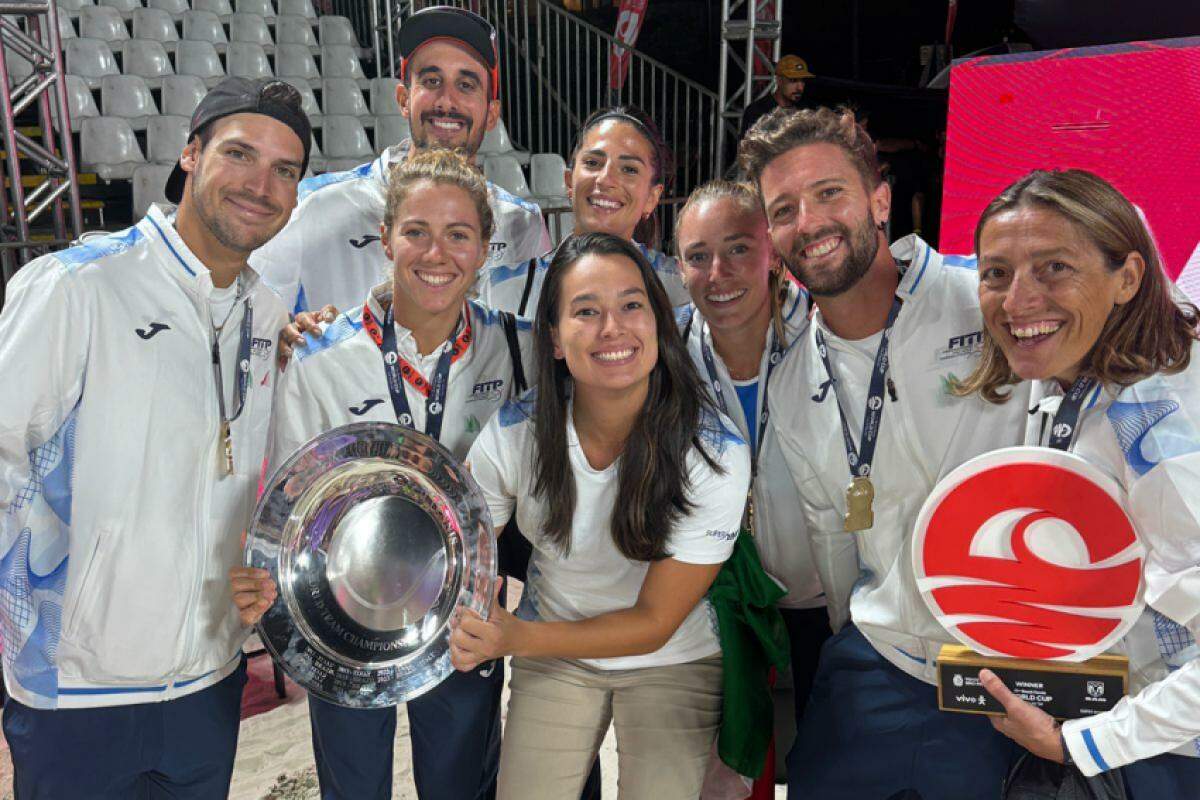  Isabela Vieira sagrou-se campeã com a equipe italiana em São Paulo