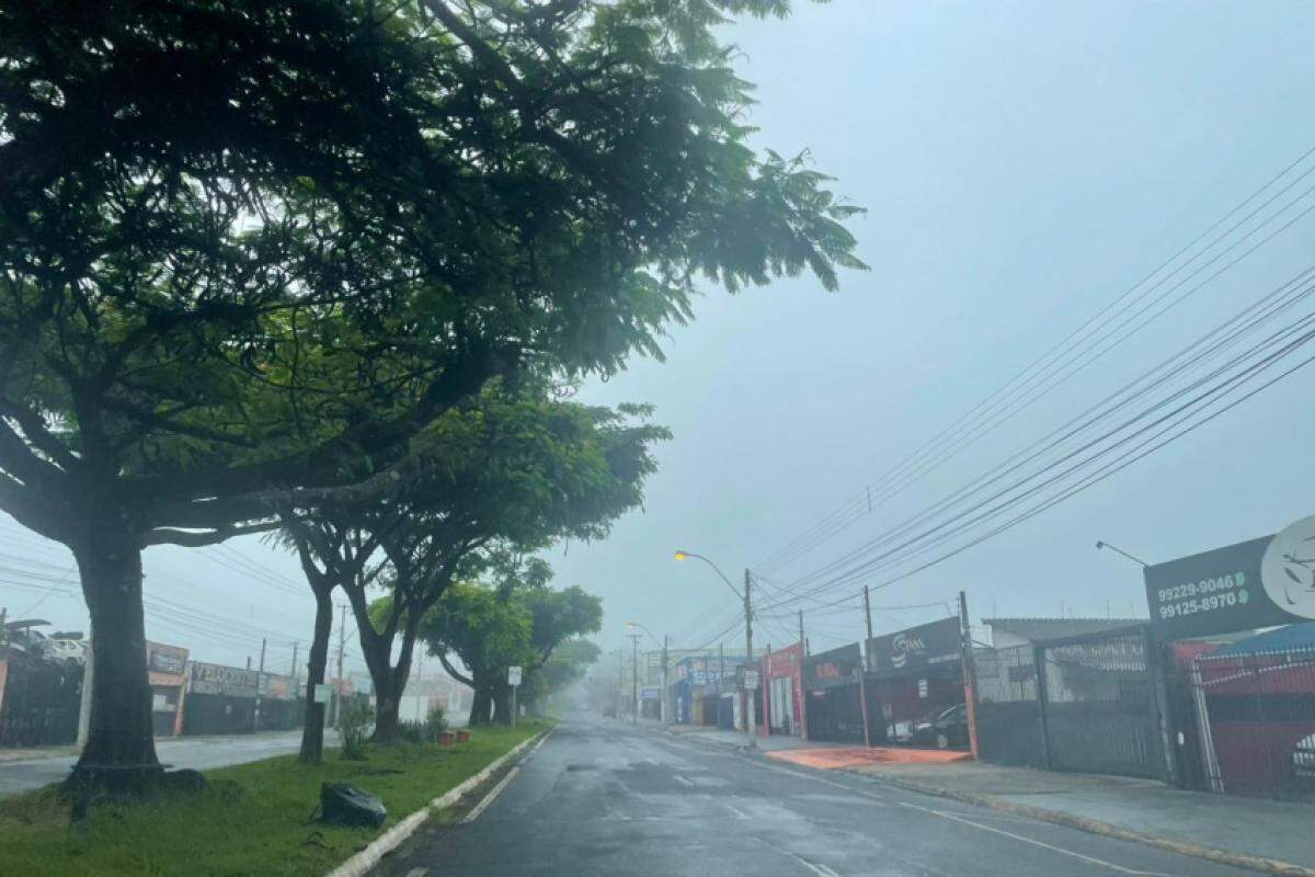 Avenida Orlando Dompieri vista na manhã deste domingo, 22