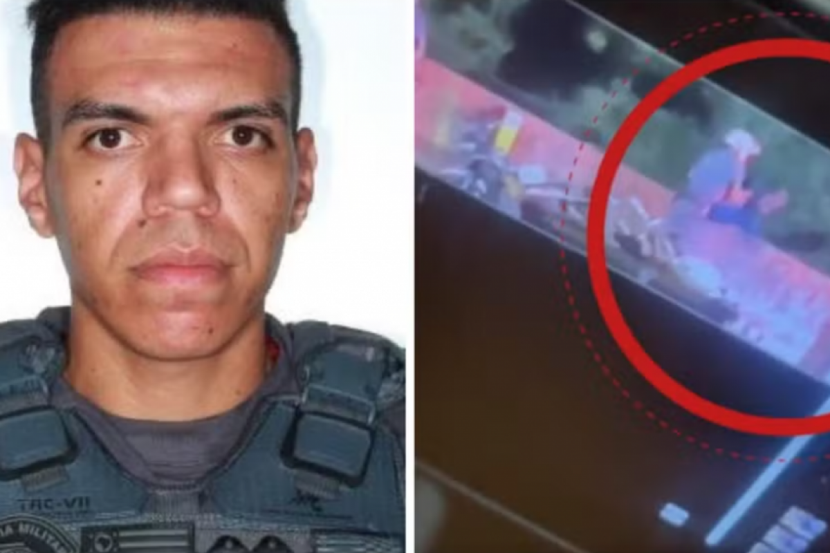 Policial que jogou homem de ponte em SP é o soldado Luan Felipe Alves Pereira.