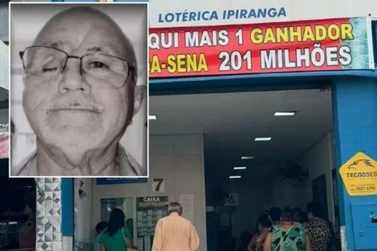 Antônio Lopes de Siqueira, de 71 anos, ganhou na Mega e morreu