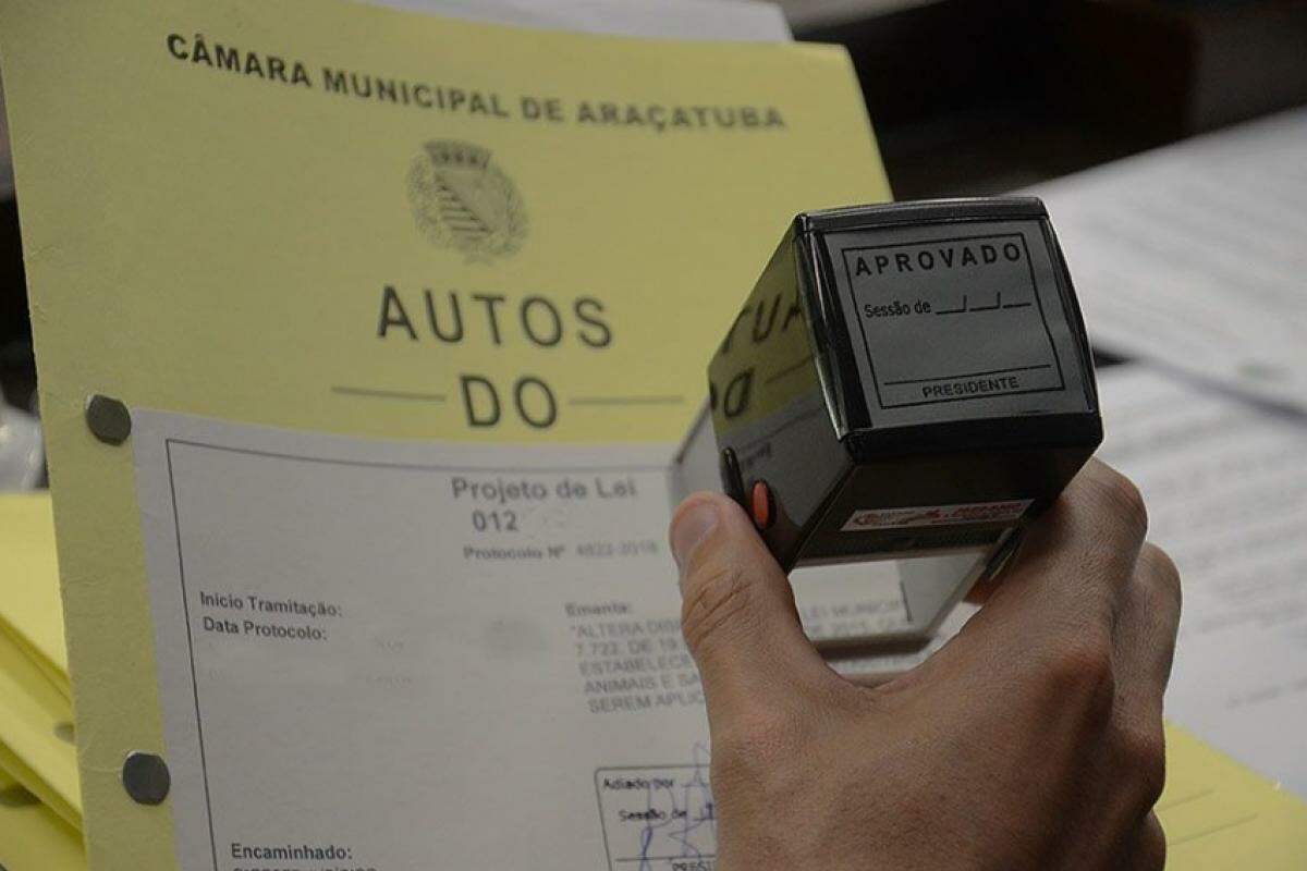 Durante todo ano, a Câmara de Araçatuba realizou 68 sessões na Casa de Leis 