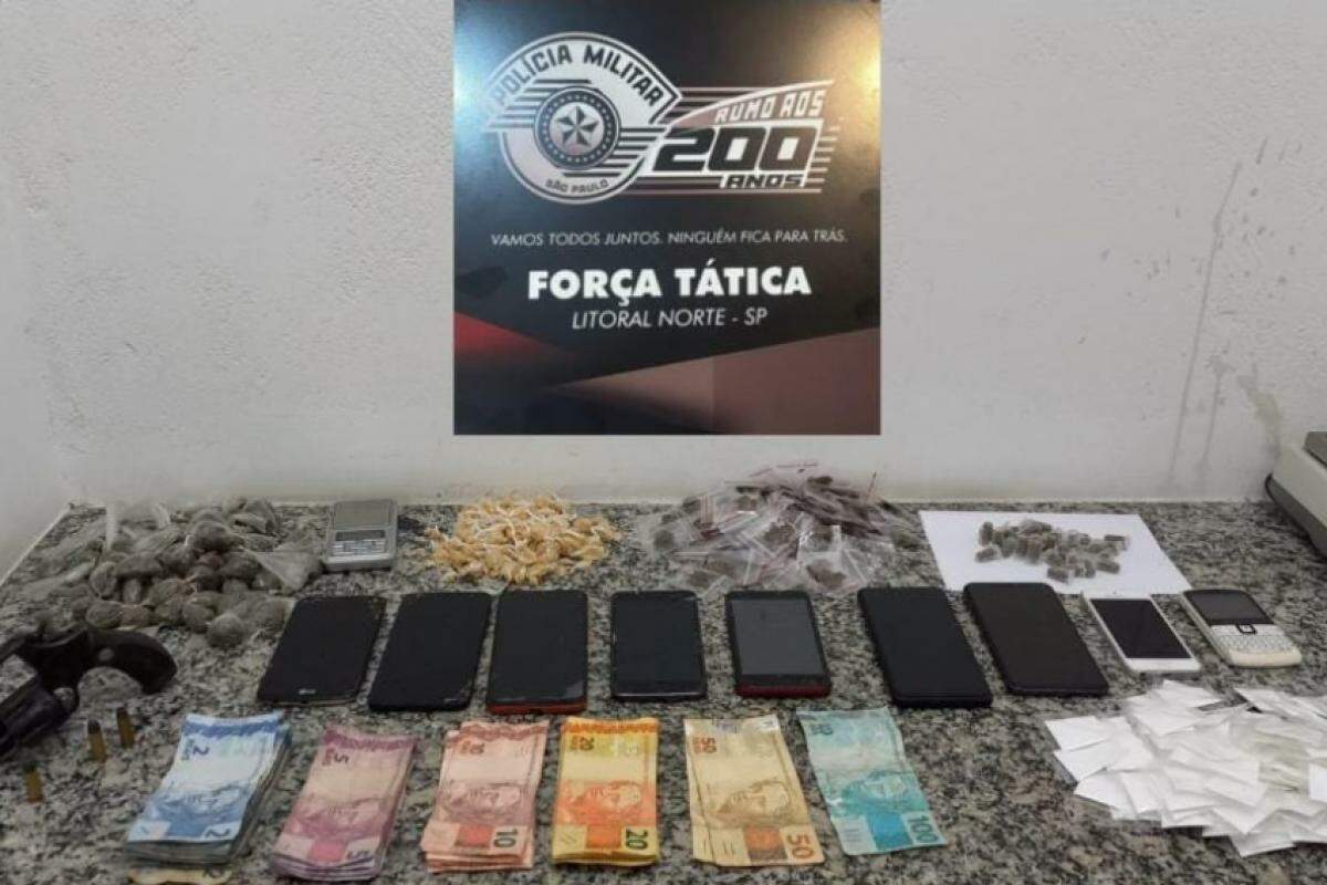 A prisão foi realizada por policiais da Força Tática do 20º BPM/I (Batalhão da Polícia Militar do Interior).