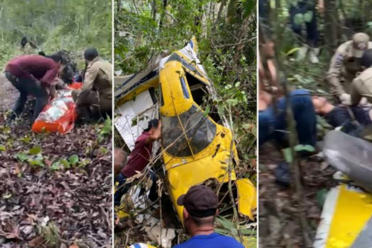  A aeronave foi localizada nesta quinta-feira (9) 