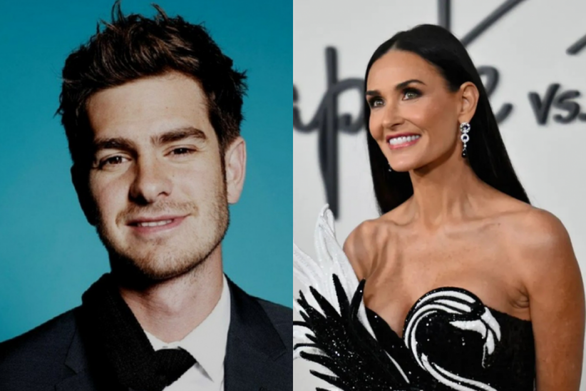 Andrew Garfield e Demi Moore