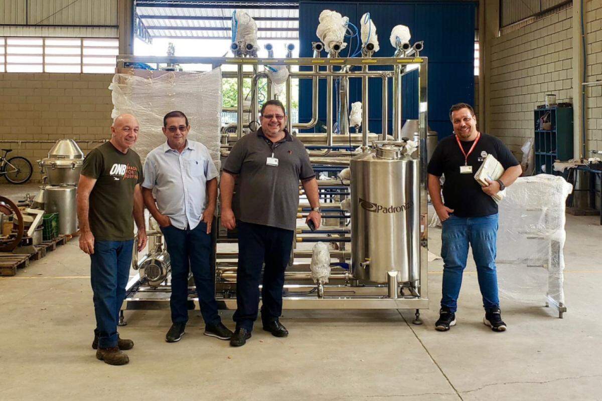 Visita à empresa Padroniza Indústria Brasileira  de Pasteurizadores Ltda, no Distrito Industrial III